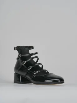 Décolleté tacco 4cm vernice nero