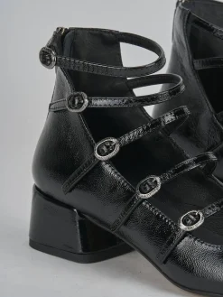 Décolleté tacco 4cm vernice nero