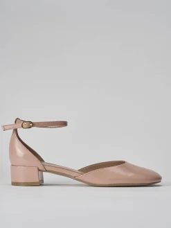 Décolleté tacco 3cm vernice rosa