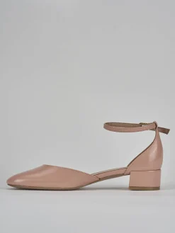 Décolleté tacco 3cm vernice rosa