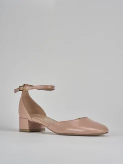 Décolleté tacco 3cm vernice rosa