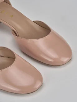 Décolleté tacco 3cm vernice rosa