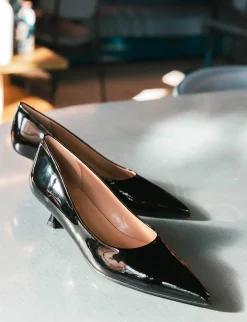 Décolleté tacco 5cm vernice nero