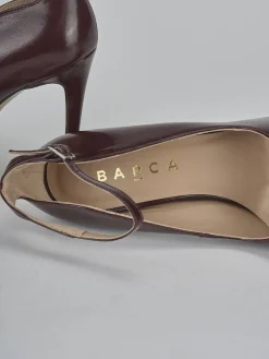 Décolleté tacco 10cm vernice bordo'