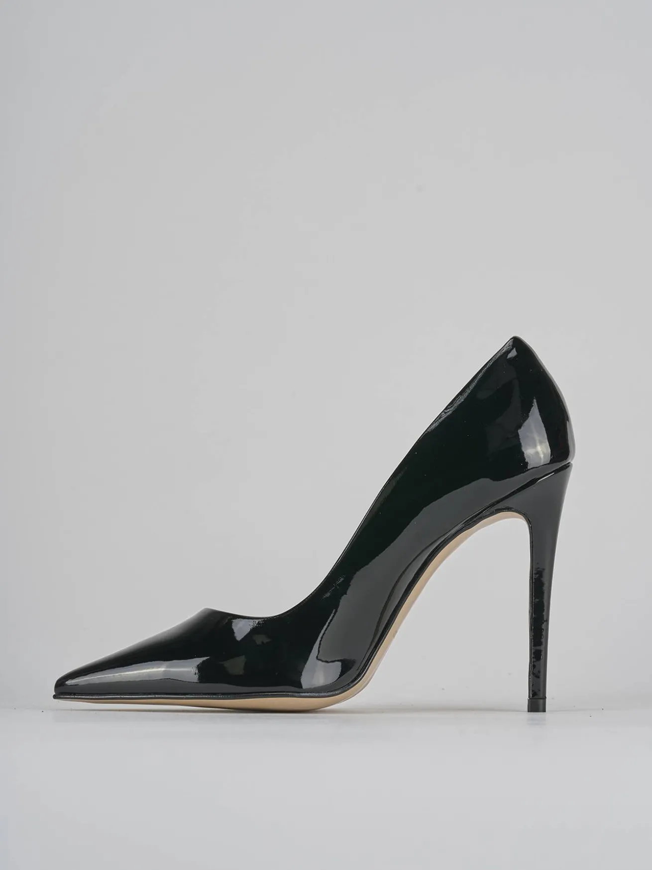 Décolleté tacco 10cm vernice nero