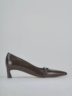 Décolleté tacco 5cm vernice testa