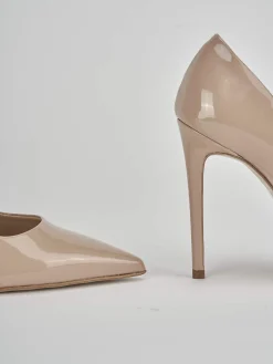 Décolleté tacco 11cm vernice rosa