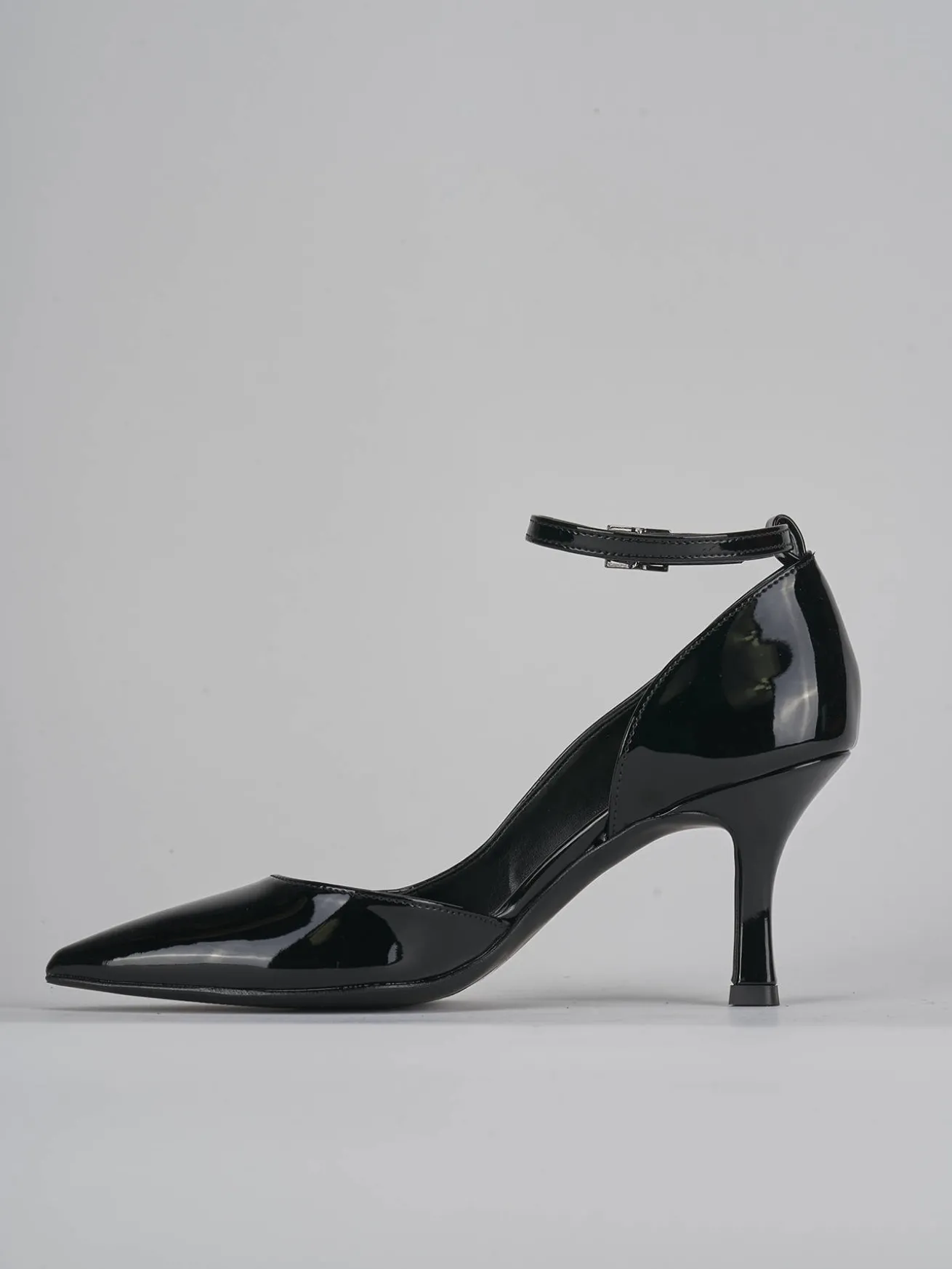 Décolleté tacco 7cm vernice nero