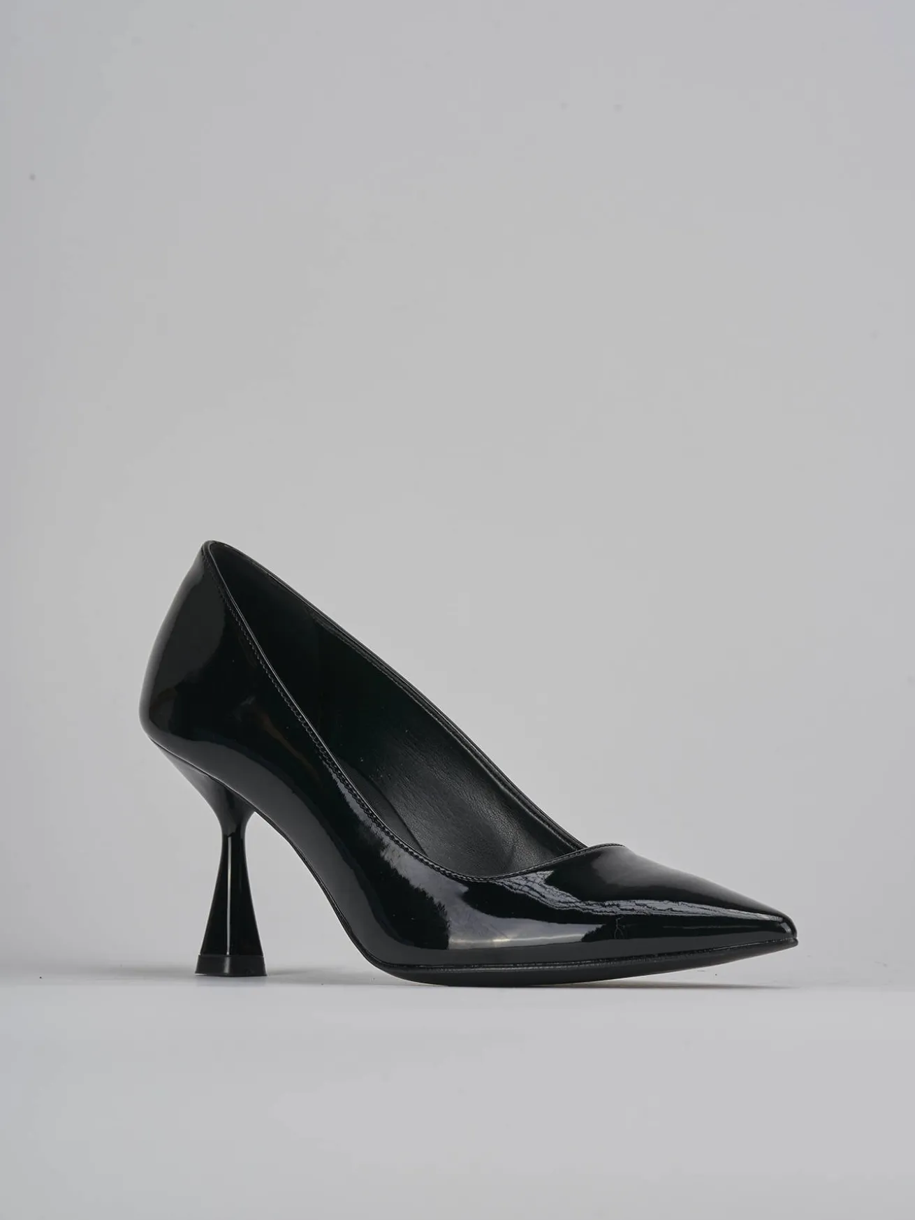 Décolleté tacco 7cm vernice nero