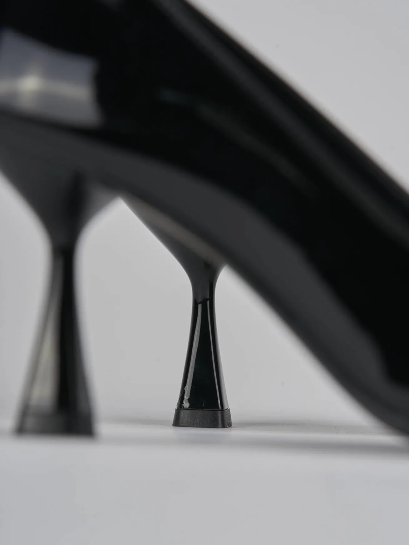 Décolleté tacco 7cm vernice nero