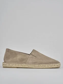 Mocassini camoscio beige