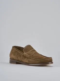 Mocassini camoscio beige