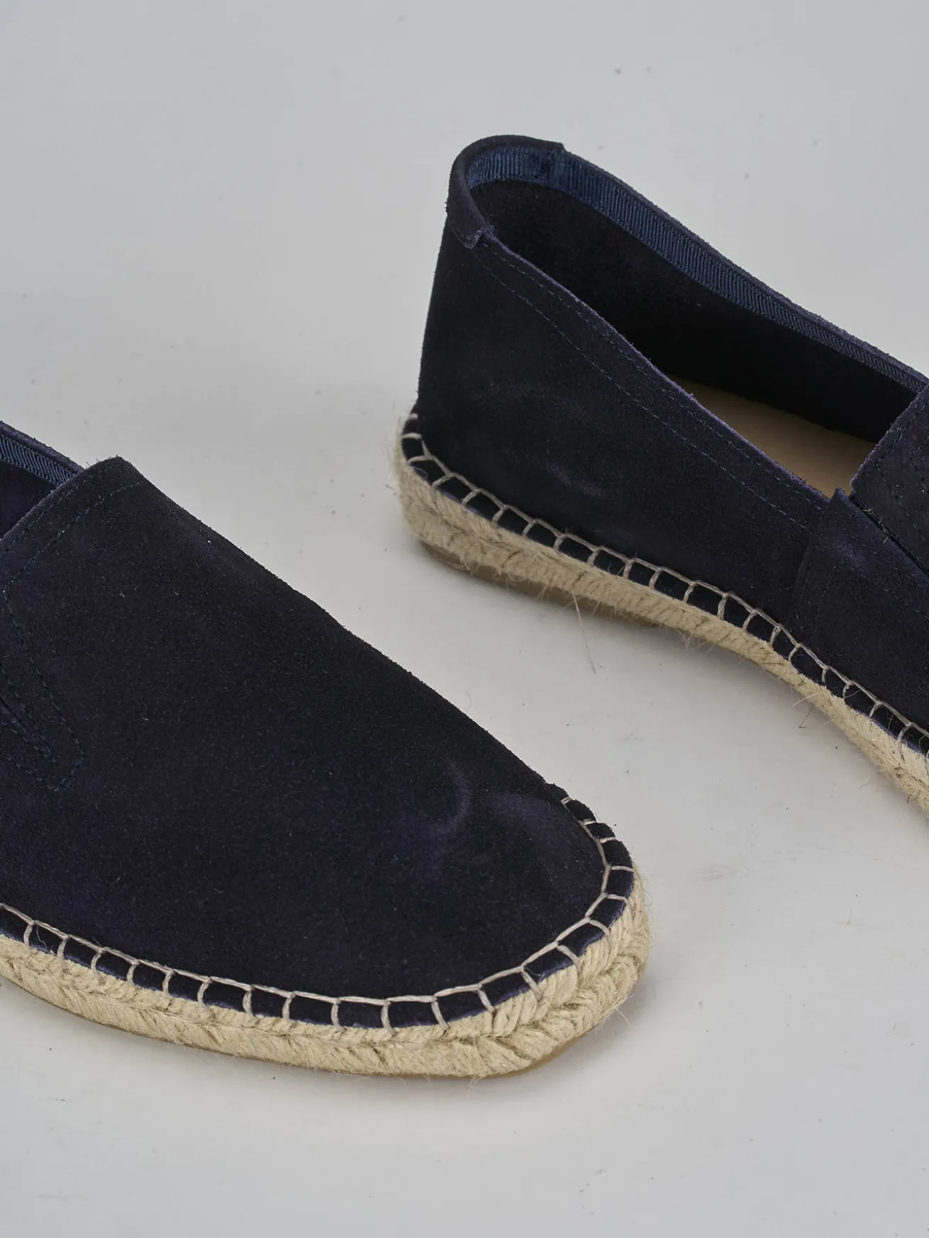 Mocassini camoscio blu