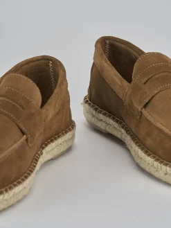 Mocassini camoscio marrone