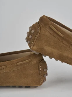 Mocassini camoscio marrone