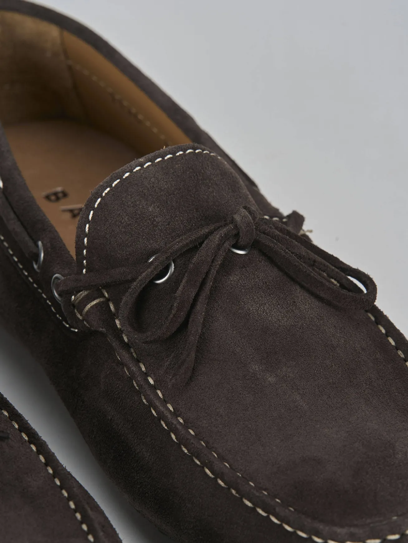 Mocassini camoscio testa