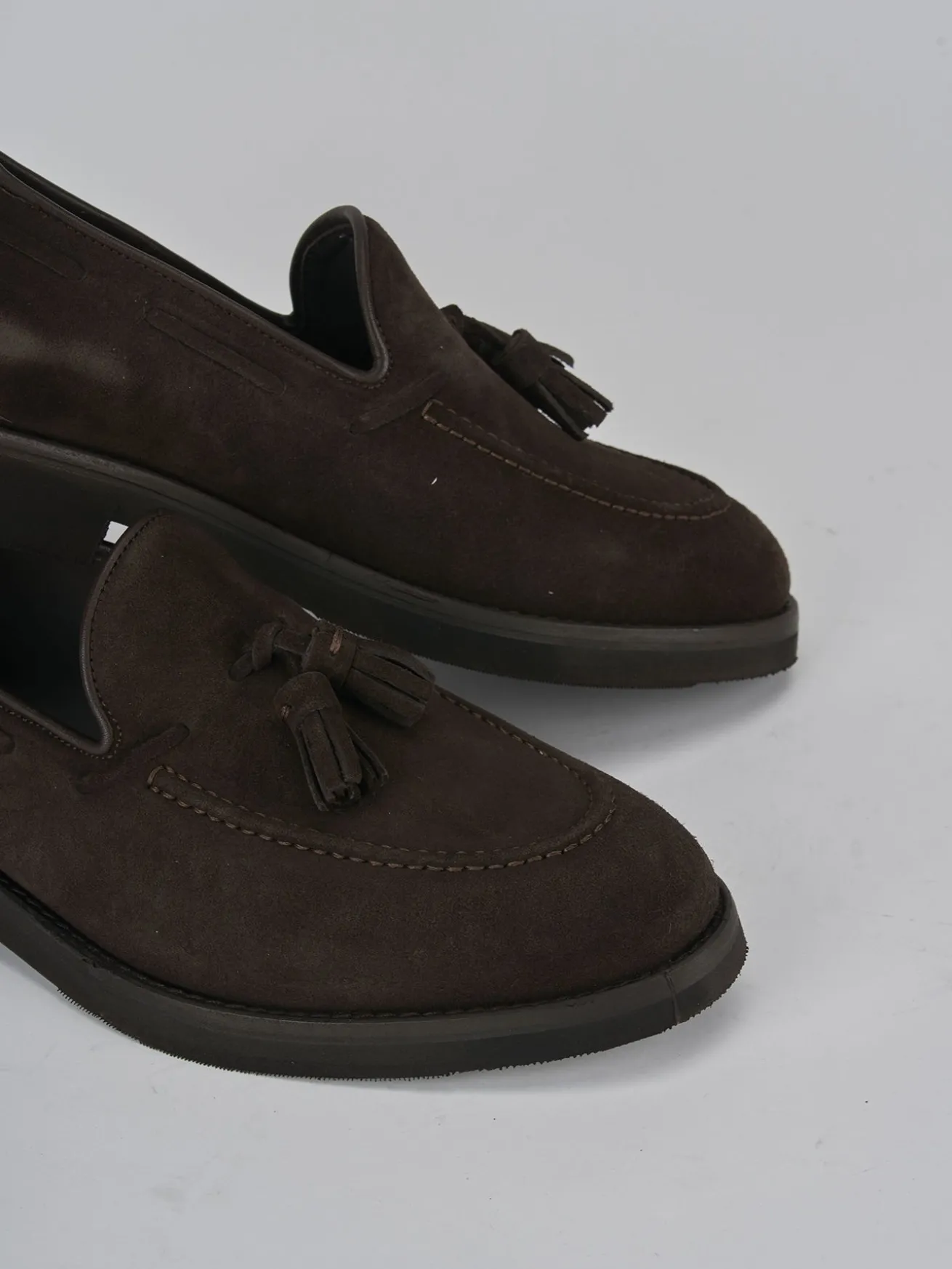 Mocassini camoscio testa