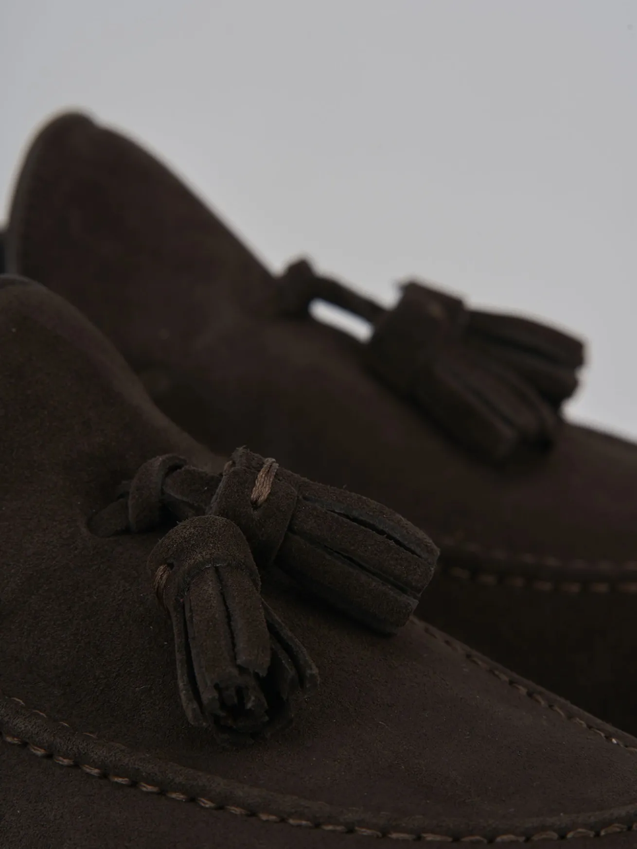 Mocassini camoscio testa