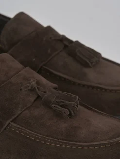 Mocassini camoscio testa