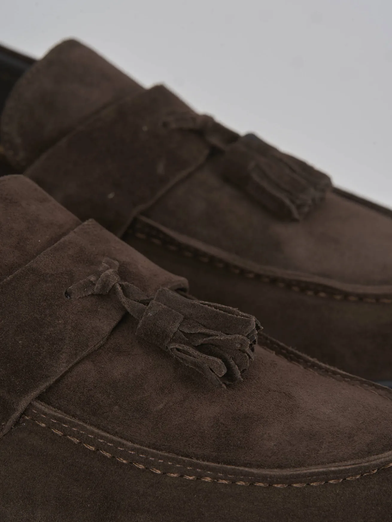 Mocassini camoscio testa