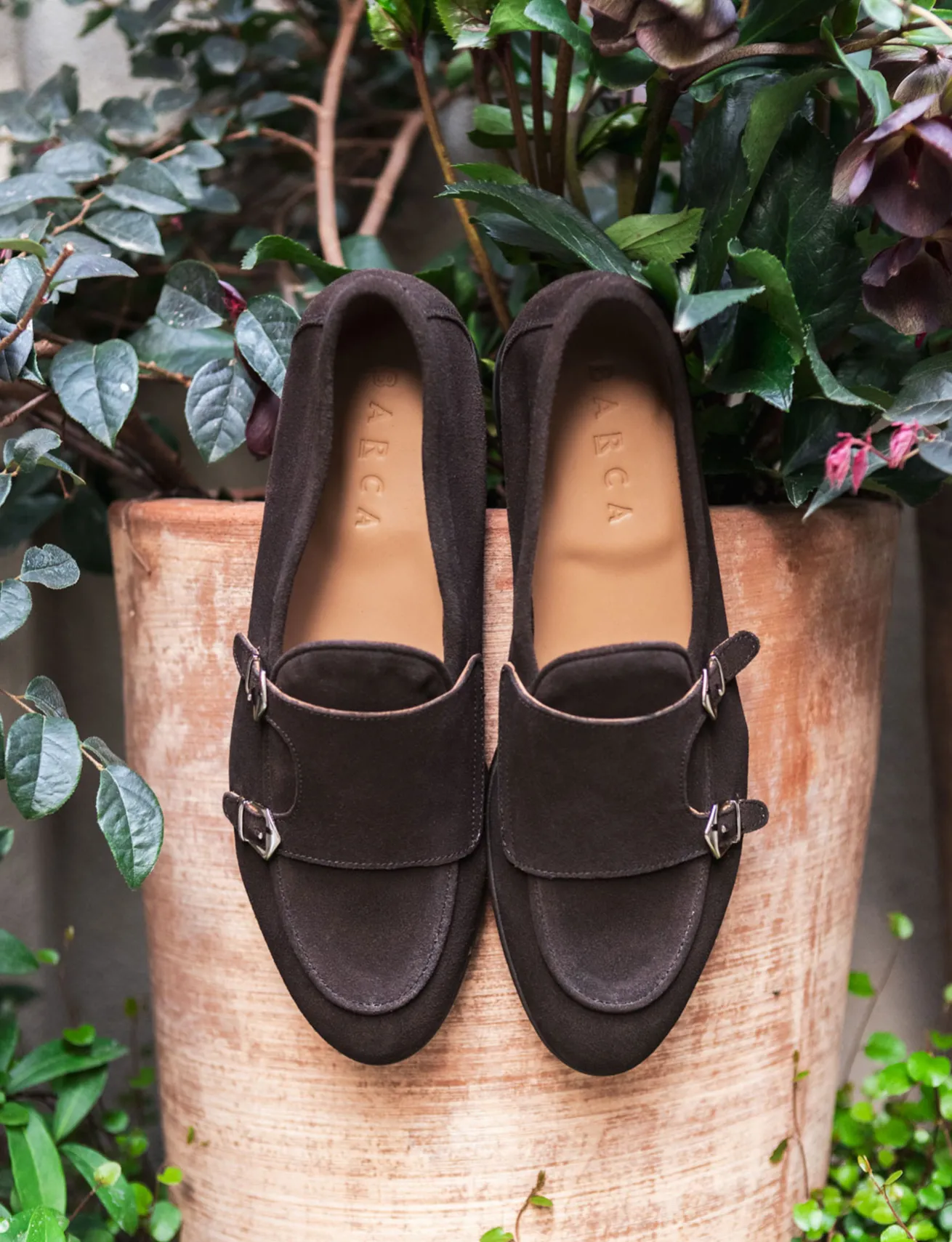 Mocassini camoscio testa