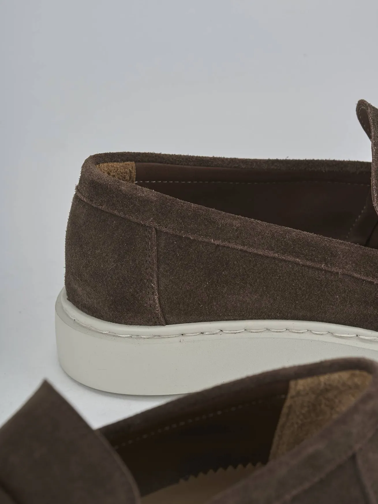 Mocassini camoscio testa