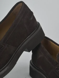 Mocassini camoscio testa