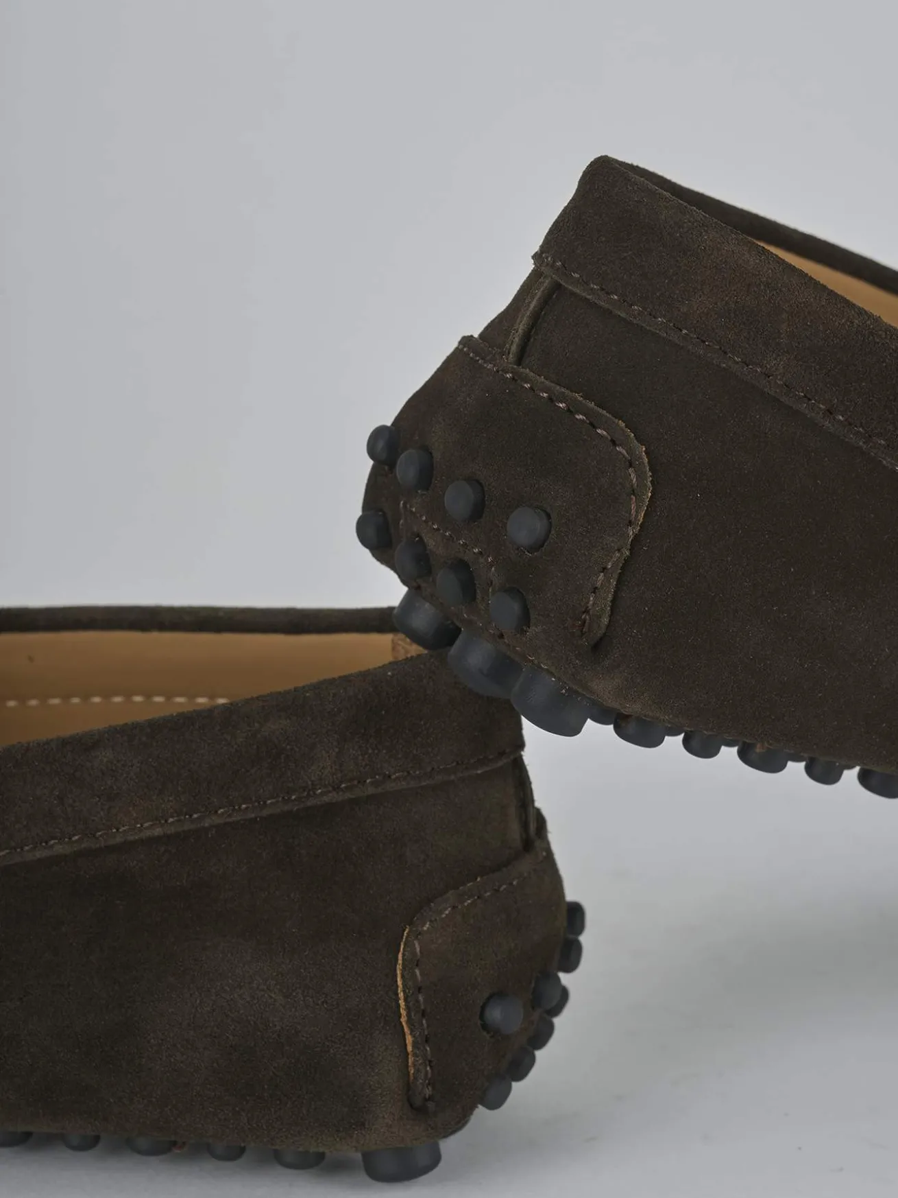 Mocassini camoscio testa