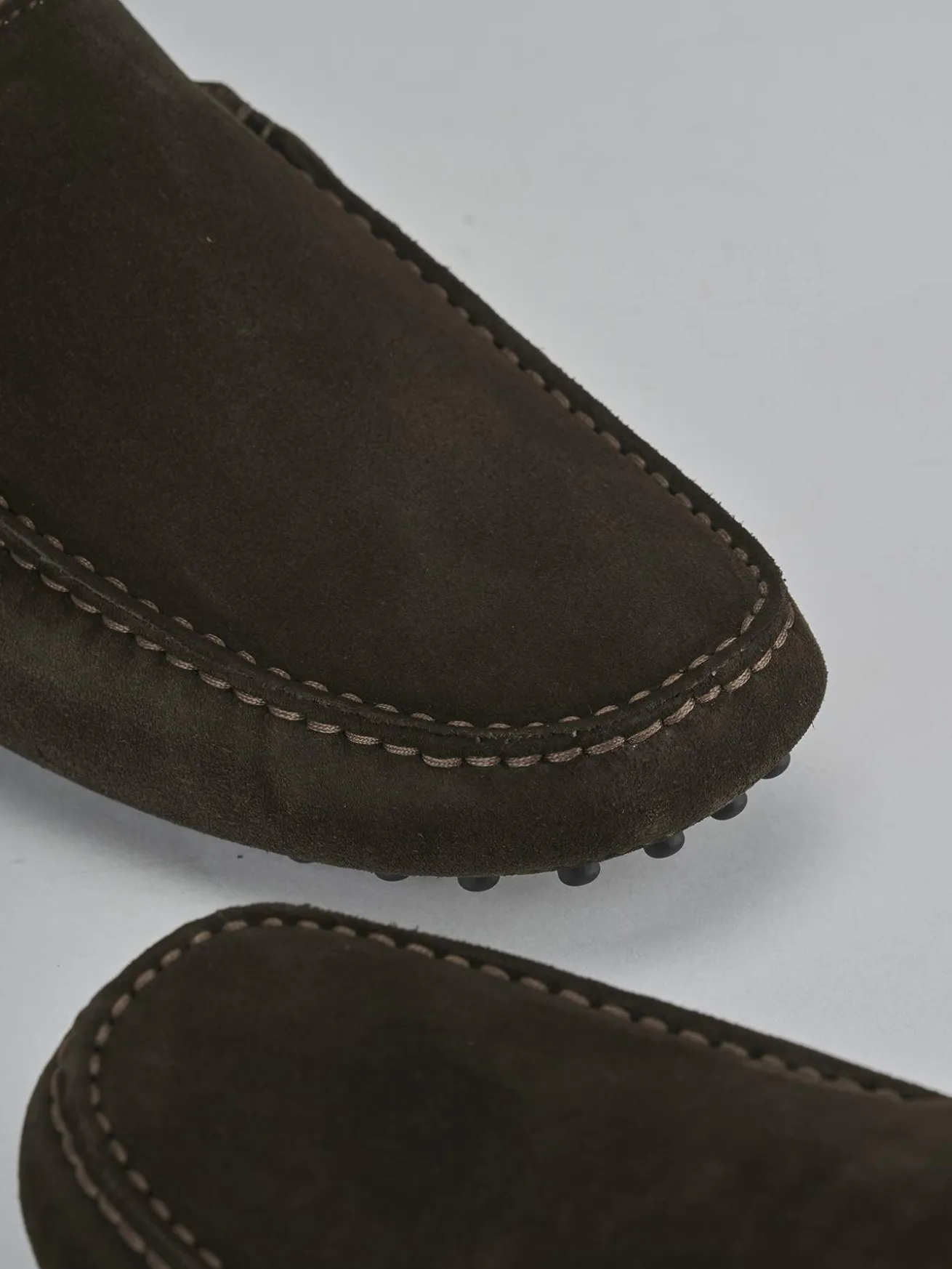 Mocassini camoscio testa