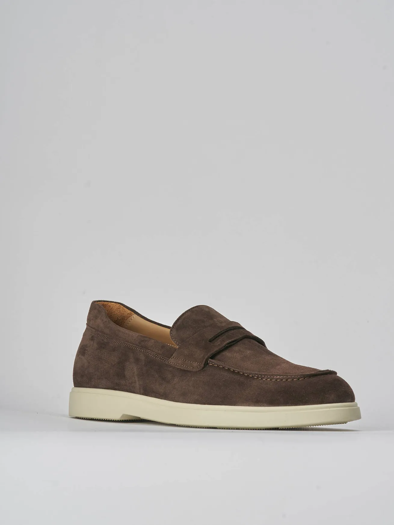 Mocassini camoscio testa