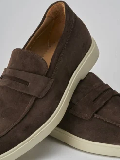 Mocassini camoscio testa