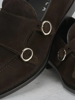 Mocassini camoscio testa