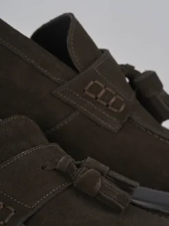 Mocassini camoscio testa