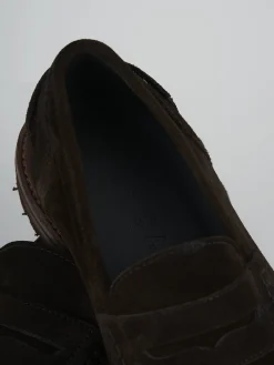 Mocassini camoscio testa