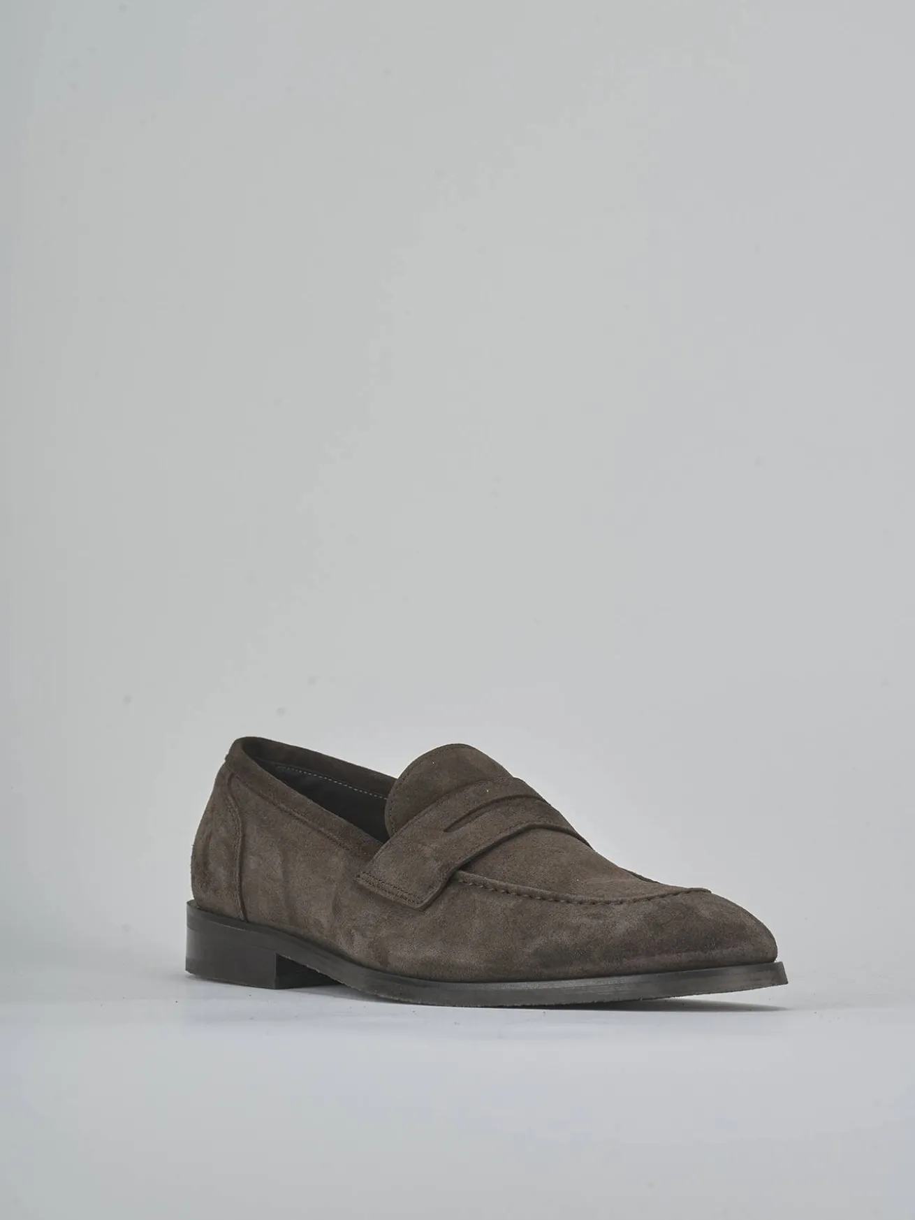 Mocassini camoscio testa