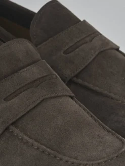 Mocassini camoscio testa