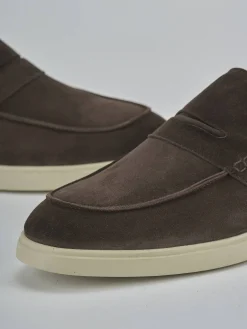 Mocassini camoscio testa