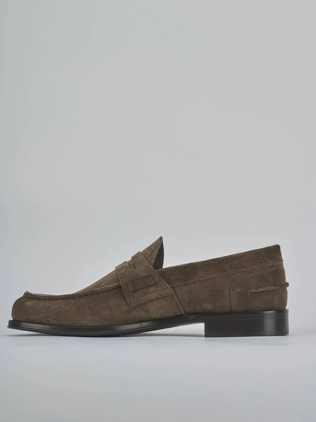 Mocassini camoscio testa