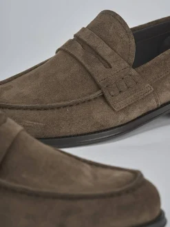 Mocassini camoscio testa