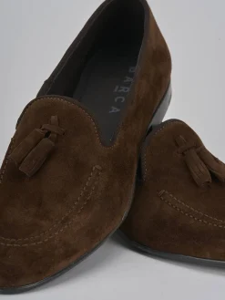 Mocassini camoscio testa