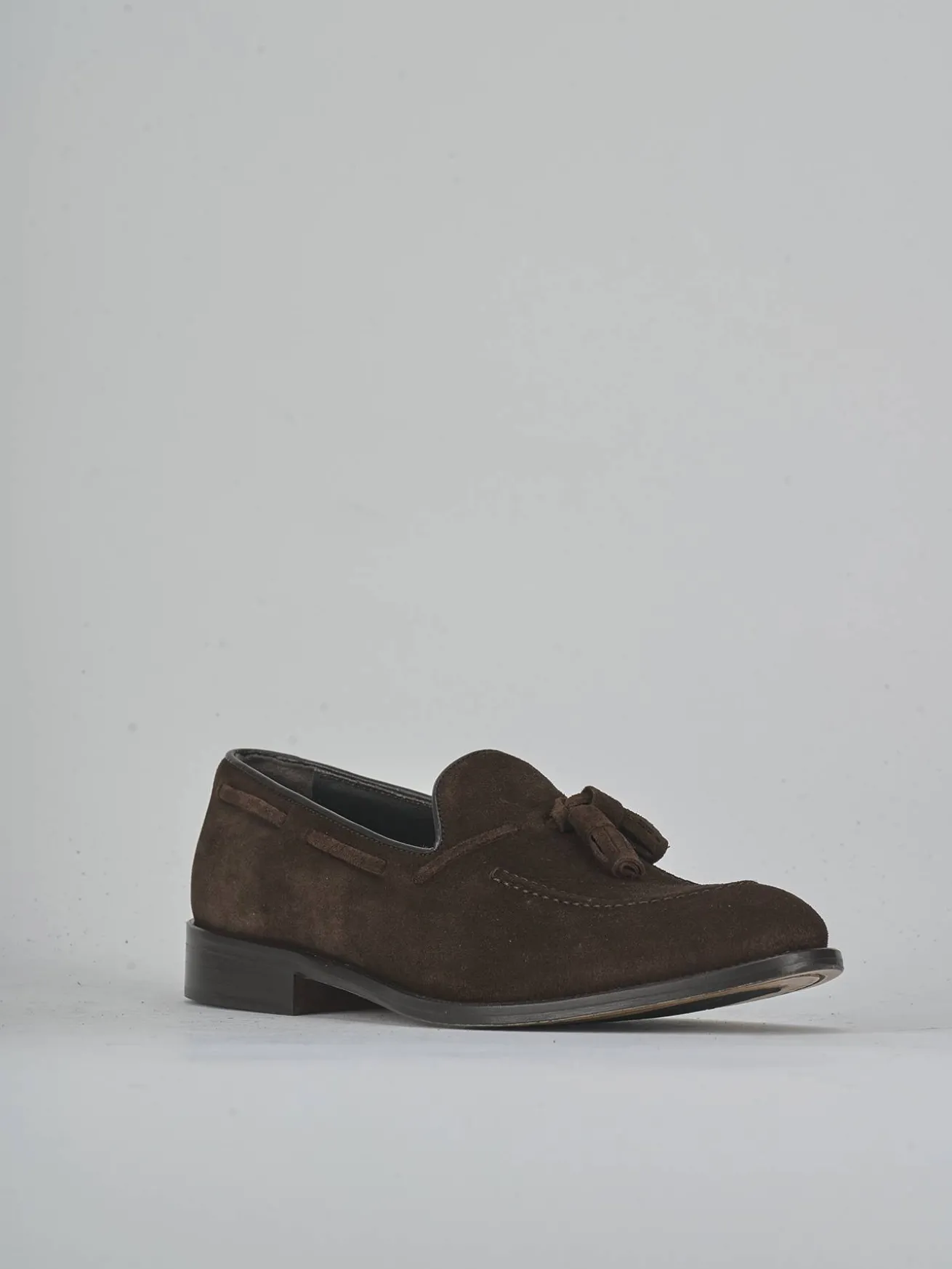 Mocassini camoscio testa