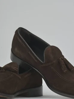 Mocassini camoscio testa