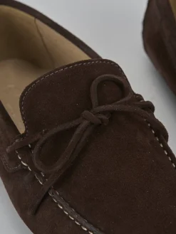 Mocassini camoscio testa