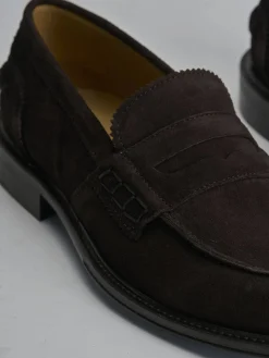 Mocassini camoscio testa