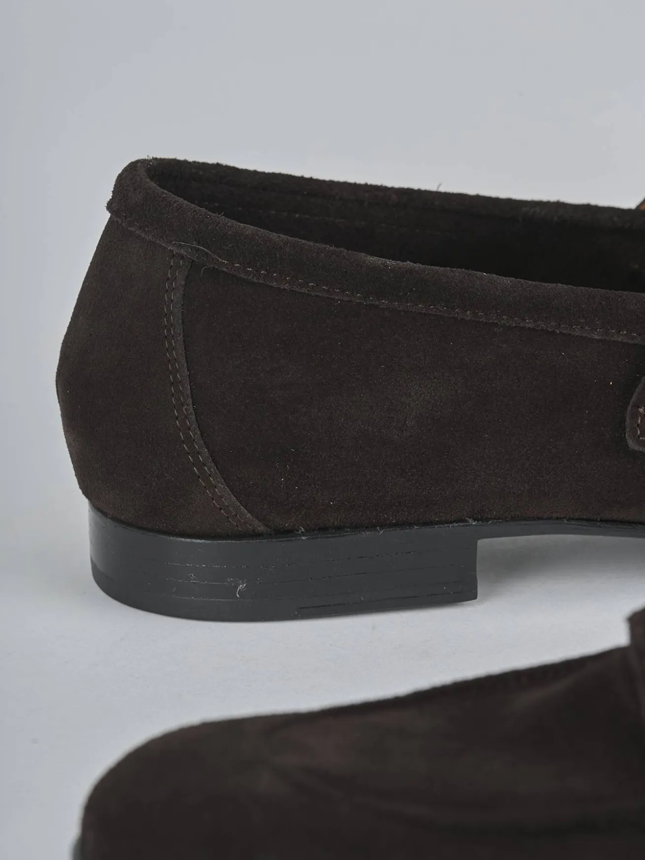 Mocassini camoscio testa