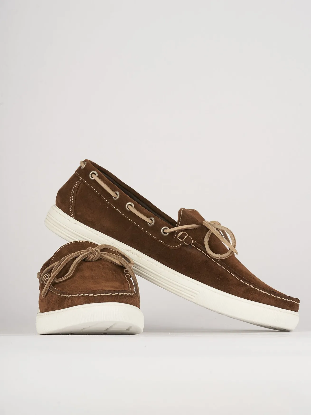 Mocassini camoscio testa