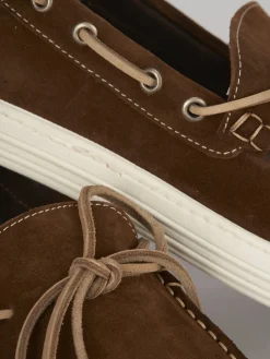 Mocassini camoscio testa