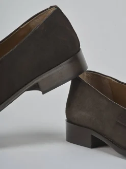 Mocassini camoscio testa