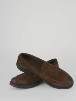 Mocassini camoscio testa