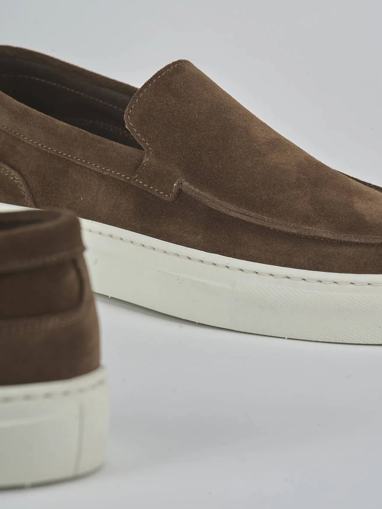 Mocassini camoscio testa